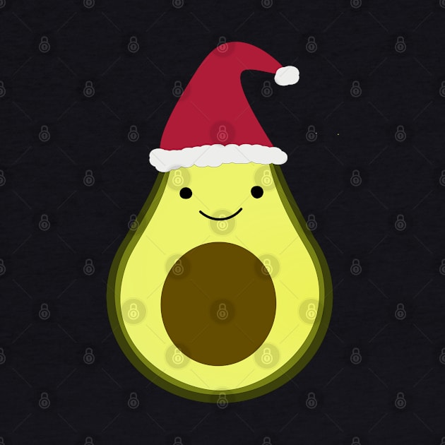 Santa Avocado by Hedgie Designs